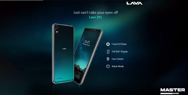 نمای جلو پشتی گوشی lava z51