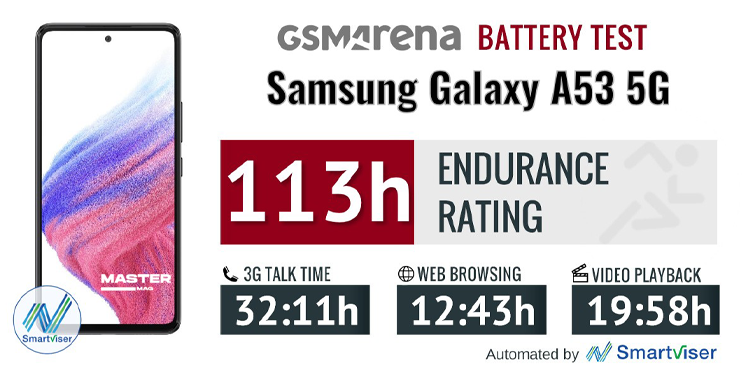 بررسی عملکرد باتری گوشی A53