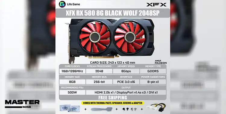 بررسی گرافیک rx 580
